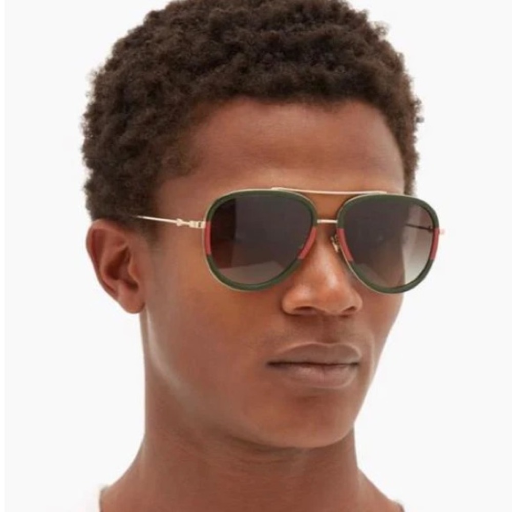 NEW GUCCI GG0062S 003 UNISEX AVITOR SUNGLASSES GUCCI GG 0062S 003